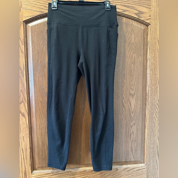 RBX black full length leggings with side pockets - Picture 1 of 4